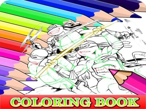 Coloring Book for Ninja Turtle